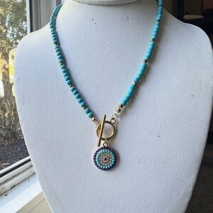 BUNDLE HONEY AFRICAN BEADED NECKLACE MALA NECKLACE SA29